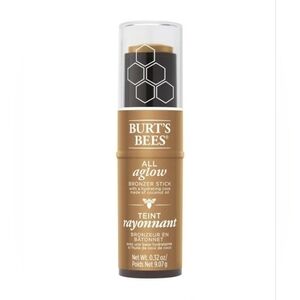 💛 Burt’s Bees All Aglow Bronzer Stick | 1605 Golden Shimmer | Natural | 0.32 oz
